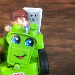 Little people car set (firefighter, tracker driver